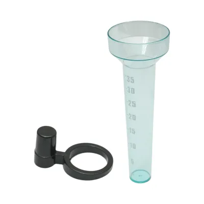 Pluviometru gradat 1-35mm cu suport  de fixare pentru masurarea precipitatiilor 1-35 L/mp - imagine 2