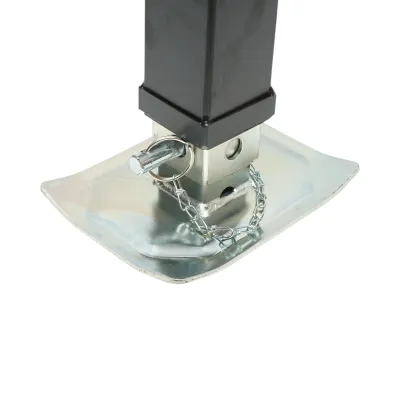 Picior de sprijin remorca reglabil cu manivela 56cm, fixare laterala, sarcina maxima 3175kg - imagine 6