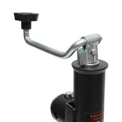 Picior de sprijin remorca reglabil cu manivela 50cm, fixare laterala, sarcina maxima 2268kg - imagine 4
