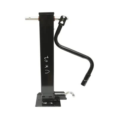 Picior de sprijin remorca reglabil cu manivela 71cm, fixare laterala, sarcina maxima 5443kg - imagine 3