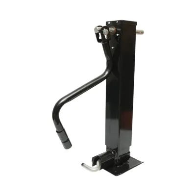 Picior de sprijin remorca reglabil cu manivela 71cm, fixare laterala, sarcina maxima 5443kg - imagine 2