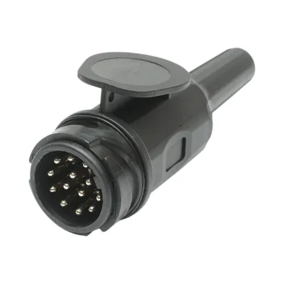 Fisa remorca 13 pini 12V cu capac, cablu electric 1 iesire Breckner Germany - imagine 5