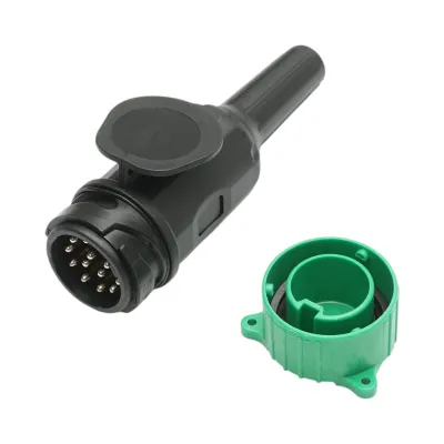 Fisa remorca 13 pini 12V cu capac, cablu electric 1 iesire Breckner Germany
