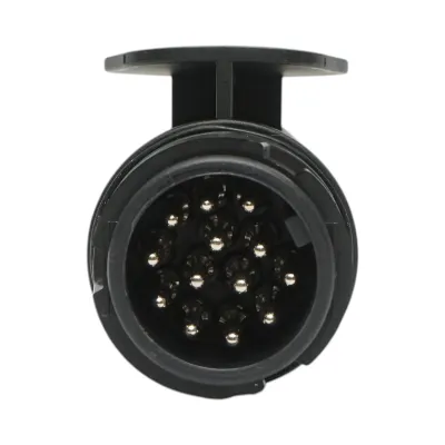 Fisa remorca 13 pini 12V cu capac, cablu electric 2 iesiri Breckner Germany - imagine 3