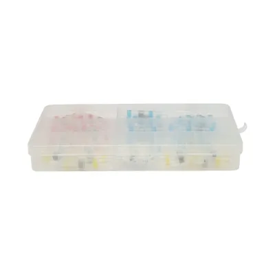 Trusa 100 conectori termocontractabili cu inel de cositor 0.25-6mm2 Leader - imagine 3