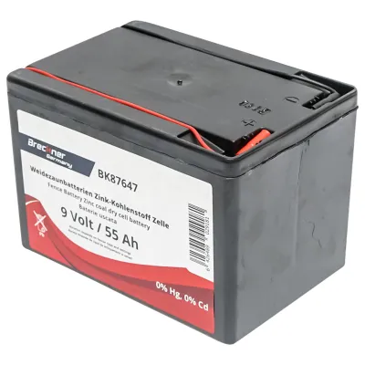Baterie uscata (nereincarcabila) 9V 55Ah pentru gard electric Breckner Germany - imagine 2