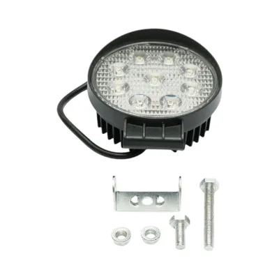 Lampa cu 9 LED-uri 10-60V 27W unghi radiere 30 de grade tip spot 114x114x48mm 6000K IP67 Breckner Germany - imagine 2