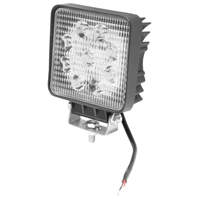 Lampa cu 9 LED-uri 10-60V 27W unghi radiere 30 de grade tip spot 107x107x49mm 6000K IP67 Breckner Germany - imagine 2