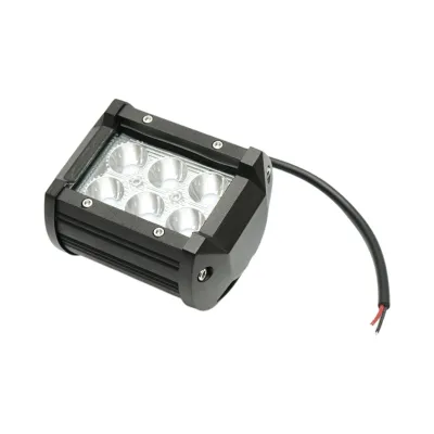 Proiector dreptunghiular 6 LED-uri 10-30V 18W 6000K unghi radiere 30 de grade tip spot 97x80mm IP67 Breckner Germany - imagine 5