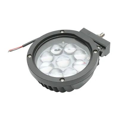 Lampa cu 9 LED-uri 10-60V 45W unghi radiere 30 de grade tip spot lentila 4D, 139x139x74mm IP67 6000K Breckner Germany - imagine 4