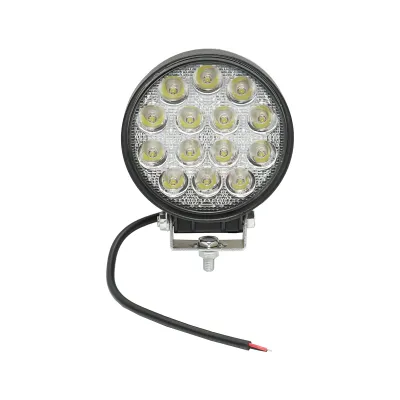 Lampa cu 14 LED-uri 10-30V 42W unghi radiere 30 de grade tip spot 114x114x61mm Breckner Germany