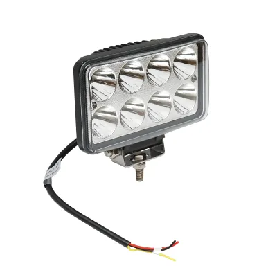 Lampa cu 8 LED-uri 10-30V 24W  152x90x65mm unghi radiere 30 de grade tip spot Breckner Germany - imagine 2