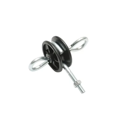 Izolator cu ancorare dubla 5.9mm 93x82mm gard electric Breckner Germany