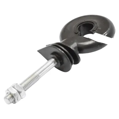 Izolator inelar premium cu filet 5.9mm 90x35mm si piulita gard electric Breckner Germany - imagine 3
