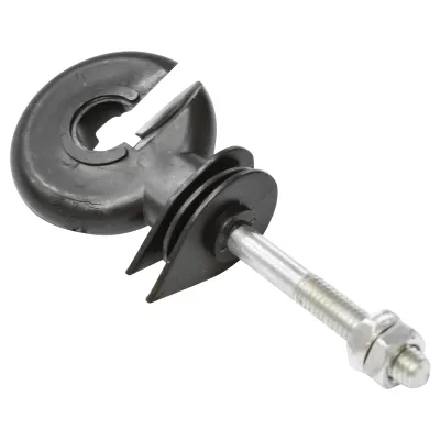 Izolator inelar premium cu filet 5.9mm 90x35mm si piulita gard electric Breckner Germany - imagine 4