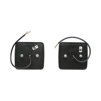 Set lampi stop spate remorca LED 12/24V cu iluminare numar 120x104mm IP67 - imagine 2