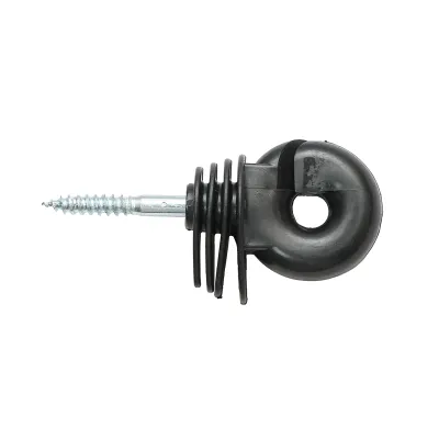Izolator inelar compact negru fi 5.9mm 91x40mm gard electric Breckner Germany