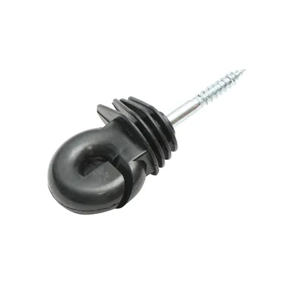 Izolator inelar compact negru fi 5.9mm 91x40mm gard electric Breckner Germany - imagine 3