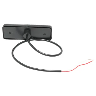 Lampa laterala de gabarit alba cu LED 24V - imagine 3