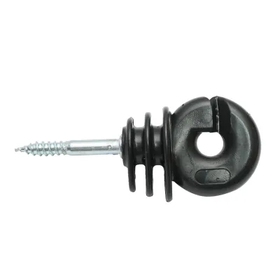 Izolator inelar Easy Drill negru fi 5.9mm 90x40 mm gard electric Breckner Germany
