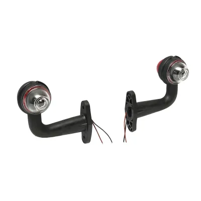 Set lampi laterale de gabarit cu LED 24V rosu-alb PVC dur - imagine 4