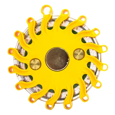 Lampa de avertizare cu prindere magnetica LED 3V (2 baterii AA - 6 pozitii/tipuri de iluminare)