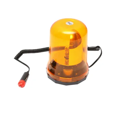 Girofar 24V galben cu prindere pe magnet - imagine 2