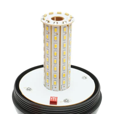 Girofar LED 80 SMD 12-24V pentru suport picior - imagine 5