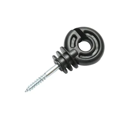 Izolator canelat fi 5.9mm 89x40mm pentru fir gard electric Breckner Germany - imagine 2
