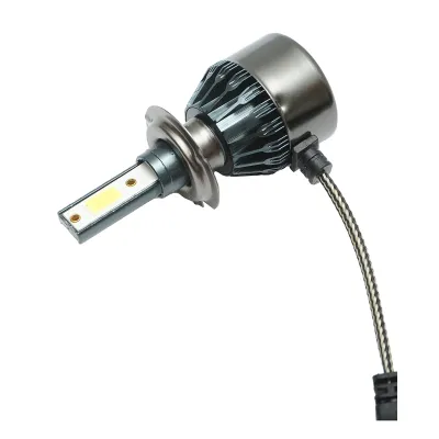 Set 2 becuri LED H7 36W/3800LM C6-H7, 12V, 6500K - imagine 5