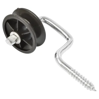 Izolator negru cu fanta fi 6.9mm 107x54mm gard electric Breckner Germany - imagine 2