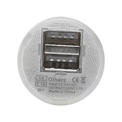Incarcator telefon priza bricheta 2 USB 3.1A alb - fara fir - imagine 3