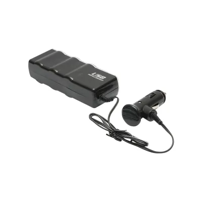 Adaptor triplu bricheta si 1 port usb cu cablu 1m - imagine 3