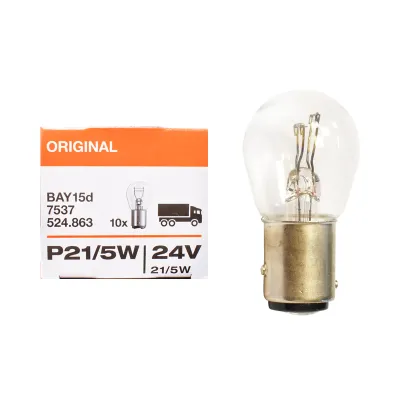 Bec (Osram) 21/5W  24V BAY15d