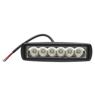 Lampa 6 LED-uri si lupa 10-60V 18W unghi de radiere 60 patrat