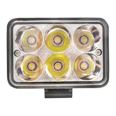 Lampa 6 LED-uri 10-60V 18W unghi de radiere 60 patrat