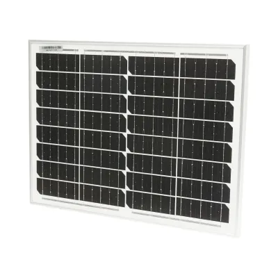 Panou solar 20W monocristalin 400x300x17mm cu regulator tensiune 10A, 12/24V Breckner Germany - imagine 5