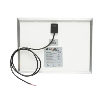Panou solar 20W fotovoltaic monocristalin 400x300x17mm, regulator de incarcare 12/24V 10Ah, cablu 1.5/2m Breckner Germany - imagine 3