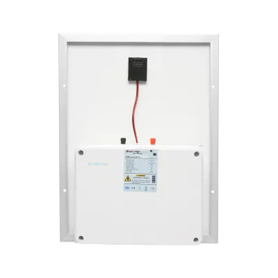 Panou solar 20W fotovoltaic monocristalin 460x350x135mm cu baterie 12V/17Ah, regulator 12/24V 10Ah si 2x port USB Breckner Germany - imagine 3