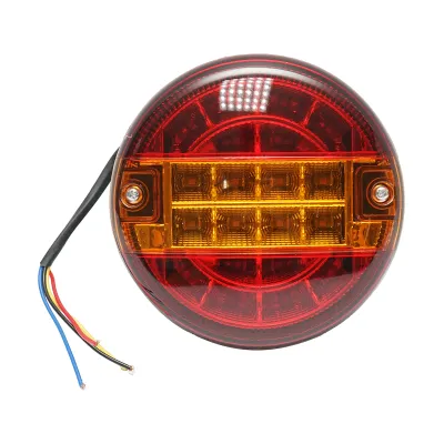 Lampa spate rotunda camion/remorca cu LED 139mm, 12/24V Breckner Germany
