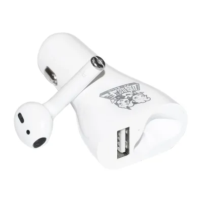 Casca bluetooth cu incarcare la priza auto tip bricheta