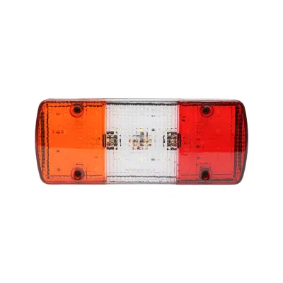 Lampa spate dreptunghiulara 28 LED-uri cu 3 compartimente 12V stanga/dreapta