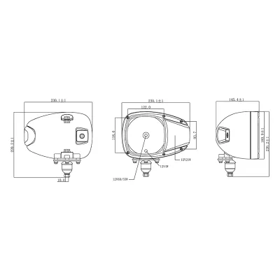 Set lampi tip far cu semnalizare dreapta si stanga 12V HR-A-030 Breckner Germany - imagine 7