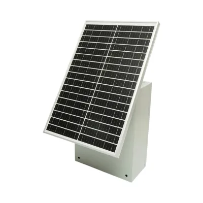 Aparat generator impulsuri 12 Joule, DC12V/220V cu panou solar 30W si baterie 12V 12Ah cutie din inox pentru gard electric Breckner Germany - imagine 9