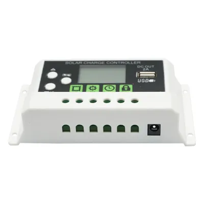 Regulator tensiune pentru panou solar 10A 12V/24V port USB 5V/2A Breckner Germany - imagine 3