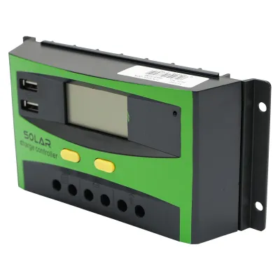 Regulator tensiune pentru panou solar 20A 12V/24V 2X port USB Breckner Germany - imagine 2