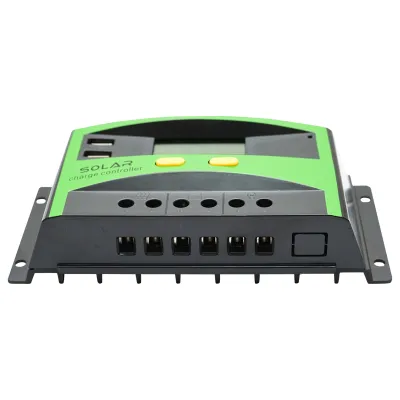 Regulator tensiune pentru panou solar 30A 12V/24V 2X port USB Breckner Germany - imagine 3