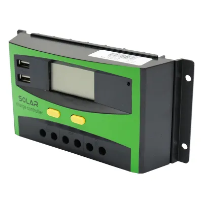Regulator tensiune pentru panou solar 30A 12V/24V 2X port USB Breckner Germany - imagine 2
