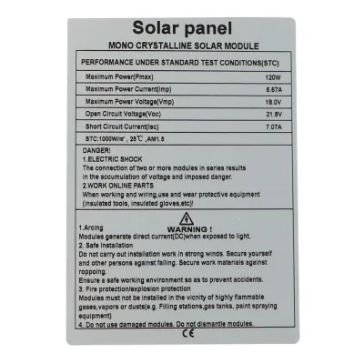 Panou solar 120W fotovoltaic monocristalin tip valiza cu regulator de tensiune 12/24V 20Ah 2 USB-uri Breckner Germany - imagine 10