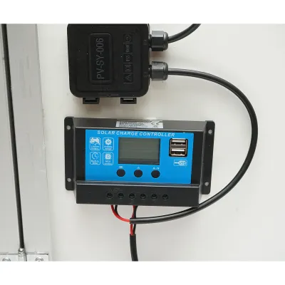 Panou solar 120W fotovoltaic monocristalin tip valiza cu regulator de tensiune 12/24V 20Ah 2 USB-uri Breckner Germany - imagine 9